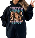 NAZENTI Custom Valentine Shirt Gifts for Boyfriend, Customized Bootleg Rap Tee