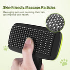 Pecute Self-Cleaning Slicker Brush for Dogs, Cats, Lightweight Dog Brush for Shedding Massaging Grooming, Cat Brush Gently Removes Loose Fur Undercoat for Small Dogs Cats Rabbits of All Hair Types
