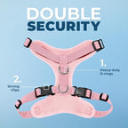 Voyager Step-in Pet Harness - All Weather Mesh, Adjustable Step in Harness for Cats and Dogs by Best Pet Supplies - Pink, M