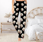Custom Face Pajamas Pants Personalized Sleepwear Bottoms for Women XS-XXL