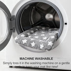 Dog Bed Mat, Reversible Crate Pad & Cute Dog Bed - Machine Washable Kennel Mat with Ultra Soft for Small Dogs & Cats