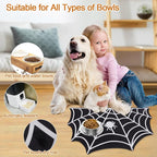 Halloween Pet Mat for Food and Water, Pet Feeding Mat for Dog Cat Bowl Absorbent Anti-Stain Non-Slip Quick Dry Easy Clean Floor Placemat, Pets Accessories Indoor (24 * 35.5 in)