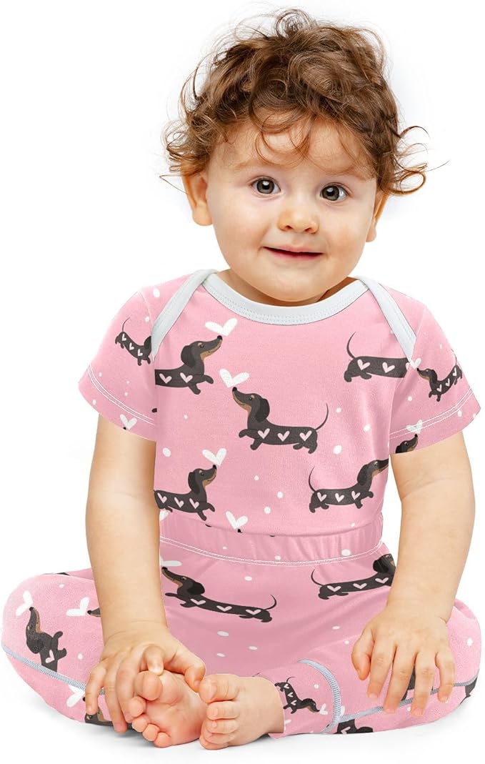 Baby Clothes Set Infant Bodysuits Pants Sets 0-24M For Boys Girls