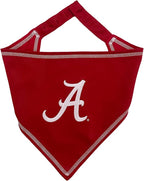 NCAA Alabama Crimson Tide Personalized Tie Bandana for Dogs & Cats, Size Small/Medium. Custom Dog Bandana Scarf Bib for Pet Cat Dog. The Ultimate Game-Day & Party Customizable Bandana