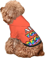 Custom Dog Hoodie Personalized Dog Sweatshirt, Dog Clothes for Small Dogs Customizable, Tomato, XXL, Ropa para Perros Pequeños Customized Pets Puppy Clothes, Personalized Gifts