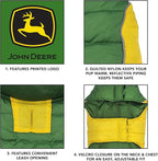 Pets First John Deere Puffer Vest for Dogs & Cats, Size Small. Warm, Cozy, and Waterproof Dog Coat, for Small and Large Dogs/Cats. Best Licensed PET Warming Sports Jacket