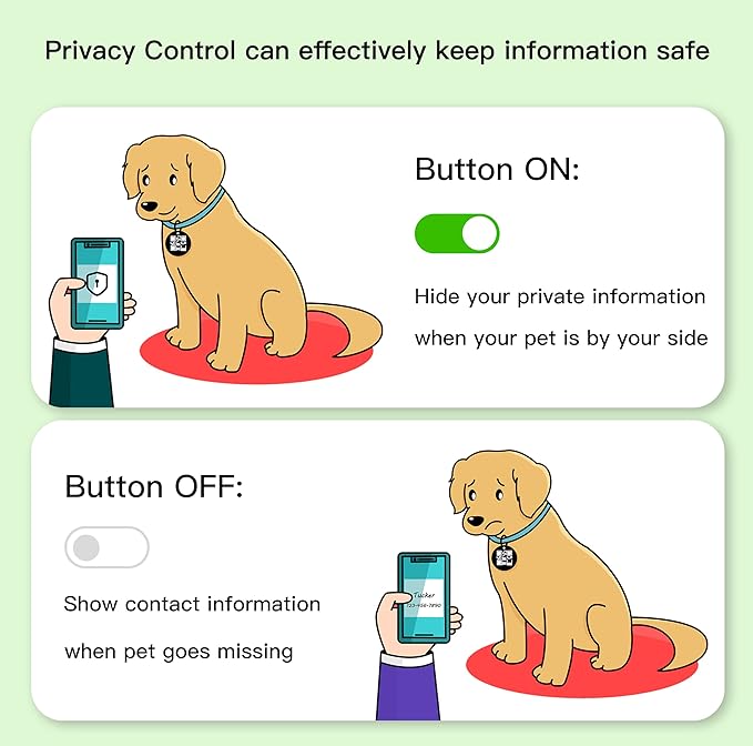 ESA Dog Tag, QR Code Dog Tag, Modifiable Free Pet Online Profile, Scannable QR Code, Scan QR Send Instant Location Alert Email, Silicone Lightweight ID Tag for Dog and Cat (Black, Small)