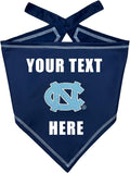 Pets First NCAA University of NC Personalized Tie Around Bandana for Dogs & Cats, Size Small/Medium. Custom Dog Bandana Scarf Bib for Pet Cat Dog. The Ultimate Game-Day & Party Customizable Bandana
