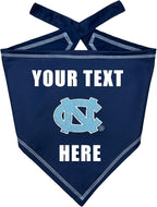 Pets First NCAA University of NC Personalized Tie Around Bandana for Dogs & Cats, Size Large/X-Large. Custom Dog Bandana Scarf Bib for Pet Cat Dog. The Ultimate Game-Day & Party Customizable Bandana