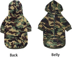 Camo French Bulldog Clothes Dog Hoodie Sweatshirts with Pockets for Small Dogs Puppy Chihuahua Coat Clothing Pet Cat Hoodie Fleece Dog Sweaters Costume
