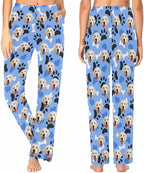Custom Face Pajamas Pants Personalized Nightwear Bottoms for Women XS-XXL