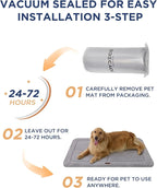 Joydeco Low Profile Dog Crate Mat Reversible Bed Pad, Washable Dog Pad Mat with Ultra Soft Fleece, Compact Design Kennel Beds Mats for Extra-Large Medium Small Pets, 41" x 28" Dark Gray