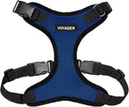 Voyager Step-in Pet Harness - All Weather Mesh, Adjustable Step in Harness for Cats and Dogs by Best Pet Supplies - Royal Blue/Black Trim, XS