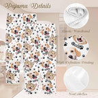 Custom Couple Pajama Pants Sock with Funny Face, Personalized PJ Anniversary Birthday Women Men Pants