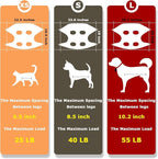 Cat Grooming Hammock Harness for Small Dogs,Pet Hammock Restraint Bag,Dog Grooming Sling for Trimming Nail and Ear/Eye Care(XS Size,6.5")
