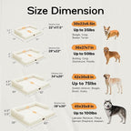Dog Bed Medium Size Dog-Orthopedic Waterproof Bed for Dogs,Foam Couch Sofa with Washable Removable Cover & Non-Slip Bottom