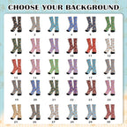 Artsadd Personalized Christmas Pajama Pants Socks for Men Custom Photo Pajama Bottoms for Men S-XXL