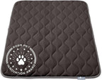 Paw Inspired Washable Padded Crate Mats for Dogs | 41” x 28” Pad, Fits 42-inch Kennels | Leakproof, Waterproof Bottom, Plush Pet Beds (Gray)