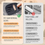 Pet Hair Removal Glove for Cats & Dogs, Upgraded Five-Finger Electrostatic Pet Hair Gloves, Reusable Magic Brush Pet Hair Remover Tool for Carpet, Clothing, Laundry, Couch & Car Seat