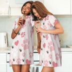 Personalized Matching Dog and Owner Clothes Separately Sold, Custom Face Nightgown for Women Dogs