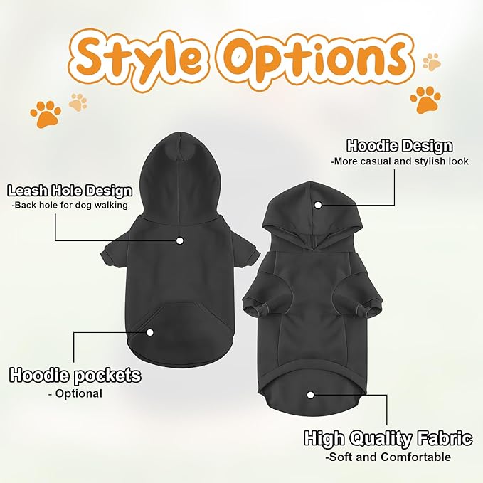 Custom Name Dog Hoodie, Personalized Pet Name Sweatshirt for Small Medium Large Dogs, Custom Dogs Winter Outfits