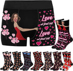 M YESCUSTOM Custom Faces Funny Short Briefs Gift for Husband Underwear