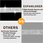 EXPAWLORER Soft Velvet Safe Cat Collars for Girl Cats - Rhinestones Adjustable Collars Breakaway- Chirstmas Cat Clollar Gifts with Bells for Boy Cats Kitty and Small Dogs(XS,Black)
