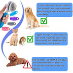 Self Cleaning Slicker Brush - Cat Brush Skin-Friendly Deshedding Grooming Massaging Tool for Long & Short Haired Pets, Cat Hair Brushes Easy Removes Undercoat for Dogs Cats Rabbits-UPGRADED, Pink