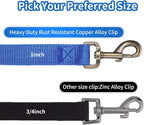 HIKISS Long Dog Leash Obedience Recall Training Agility Lead with Thickening Material for Large Dog - 15ft 20ft 30ft 50ft 100ft Training Leash(Blue 15ft)