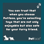 Petface Seriously Strong Rubber Teething Dog Chew, Orange