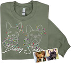Custom Sweatshirts Design Your Own Personalized Sweatshirt For Women Gift For Dog Owner Dog Lovers for Christmas