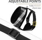 PUPTECK Soft Mesh Dog Harness and Leash Set Pet Puppy Cat Comfort Padded Vest No Pull Harnesses, Black, XS