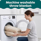 Furhaven Waterproof Throw Blanket for Dogs & Indoor Cats, Washable - Shaggy Plush Calming Long Faux Fur & Velvet Dog Blanket - Gray, Large