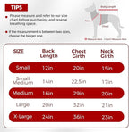 Mihachi Dog Snow Suit Dog Coat Soft Fleece Pullover Pajamas, Pet Windproof Warm Cold Weather Jacket with Zipper, Reflective Jumpsuit Apparel Outfit Clothes for Large Dog, Red L