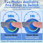 BABORUI Interactive Cat Toy Ball - Automatic Interactive Cat Toys for Indoor Cats with 3 Tails, 2 Speeds Rechargeable Cat Enrichment Toys for Small/Medium/Large Cats to Keep Them Busy(Blue)