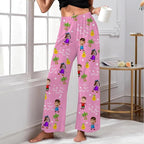 Custom Pajama Pants for Women Men, Personalized 67 Name Photo PJ Family Six Seven Matching Sleep Bottoms Birthday Xmas Gifts