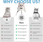 Cat Collar Breakaway with QR Code Name Tag, Reflective Kitten Collars with Bell, Cat ID Tag Personalized, Ultra-Durable, Adjustable, Quick Release, Fits Most Girl Boy Small Large Cats (8''-13.3'')