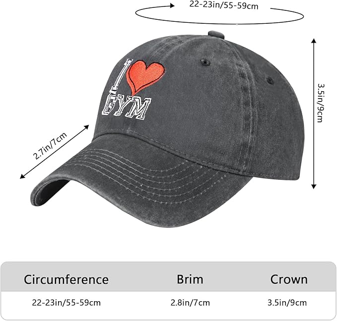 Embroidered Baseball Cap Adjustable Vintage Washed Distressed Denim Baseball Hat for Women Men
