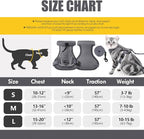 Cat Harness and Leash Set - Escape Proof, Adjustable Breathable Vest Harnesses with Reflective Strips, Easy Control & Secure Walking for Small Medium Large Cats Kitten Collar (Grey, Medium)