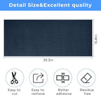 Cat Scratch Furniture Protector Couch Protector from cat Claws Self-Adhesive Carpet remnants Scratching Mat Trimmable DIY Climbing Covering Posts 39.3" x 15.8" Blue Grey
