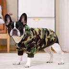 Camo French Bulldog Clothes Dog Hoodie Sweatshirts with Pockets for Small Dogs Puppy Chihuahua Coat Clothing Pet Cat Hoodie Fleece Dog Sweaters Costume