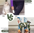 QBLEEV Cat Onesie for Cats After Surgery, Sticky Hair Cat Pajamas for Cats Only, Recovery Suit Shirt for Male Female, Full Body Long Sleeve Surgical Bodysuit, Stop Licking & Shedding