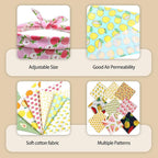 Personalized Dog Bandana Embroidered Name Custom Neckwear Dog Scarf Triangle Bibs Kerchief Pet Costume Accessories for Small Medium Large Dogs Cats Pets Birthday Gift Fresh Fruit Series