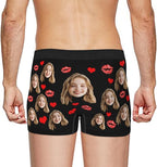 Personalized Underwear for Men with Face Custom Face Boxers Customized Boxer Briefs Funny Gifts for Him Husband Boyfriend