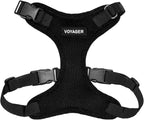Voyager Step-in Pet Harness - All Weather Mesh, Adjustable Step in Harness for Cats and Dogs by Best Pet Supplies - Black, L