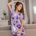 Personalized Matching Dog and Owner Clothes Separately Sold, Custom Face Nightgown for Women Dogs