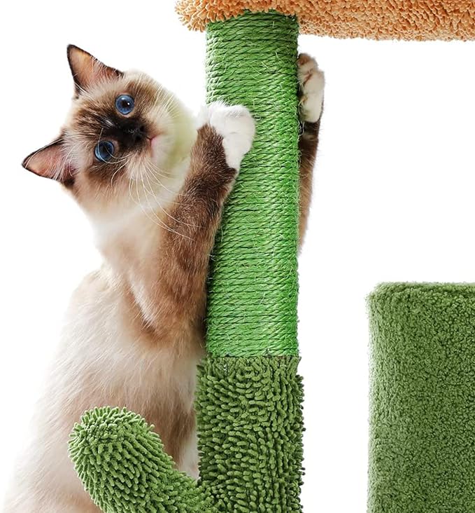 12 Inch Cat Scratching Posts Jute Rope Replacement Refill Accessories for Cats Tower Kittens Scratch Pole Perch Interactive Toys Carpeted Furniture Scratching Tree Indoor Wall 2 Pack, Green