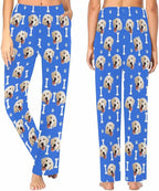 Custom Face Pajamas Pants Personalized Nightwear Bottoms for Women XS-XXL