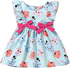 Mioglrie Baby Girl Dress Summer Girl Clothes Infant Outfits Newborn Ruffle Sleeveless Sundress Cute Dresses for Girls