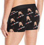 M YESCUSTOM Custom Boxers Briefs for Men Personalized Boxers with Face Mens Funny Underwear with Photo XS-5XL